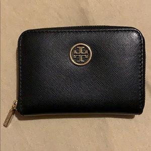 Authentic Tory Burch black keychain wallet